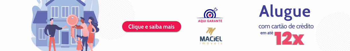 Alugue com cartão em até 12x